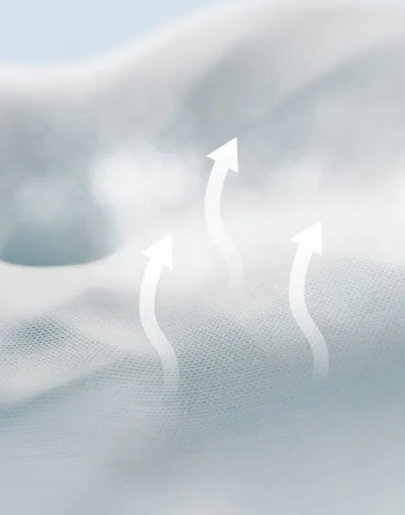 Breathable cooling-feel design